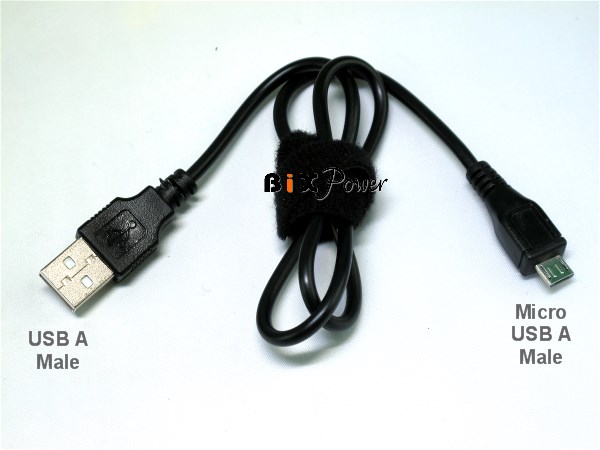 A Male to Micro USB DC Power Cable - X2
