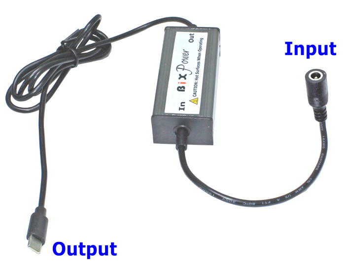 Convertisseur DC/DC 8 à 32V vers 5 V connecteur USB-C